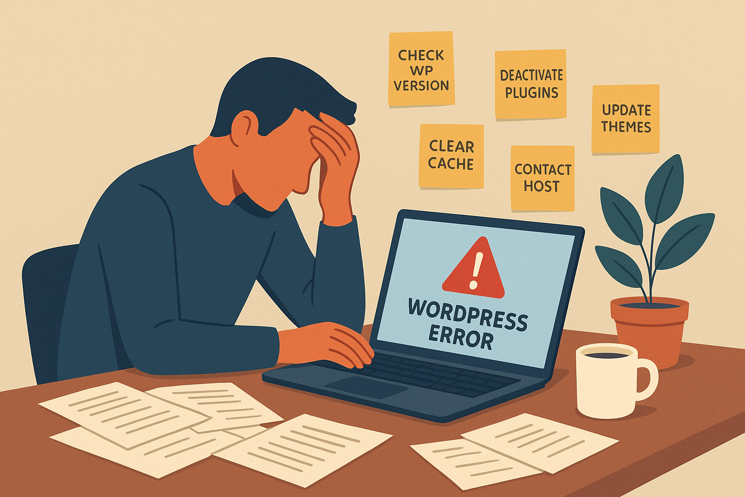 WordPress werkt niet: wat nu?