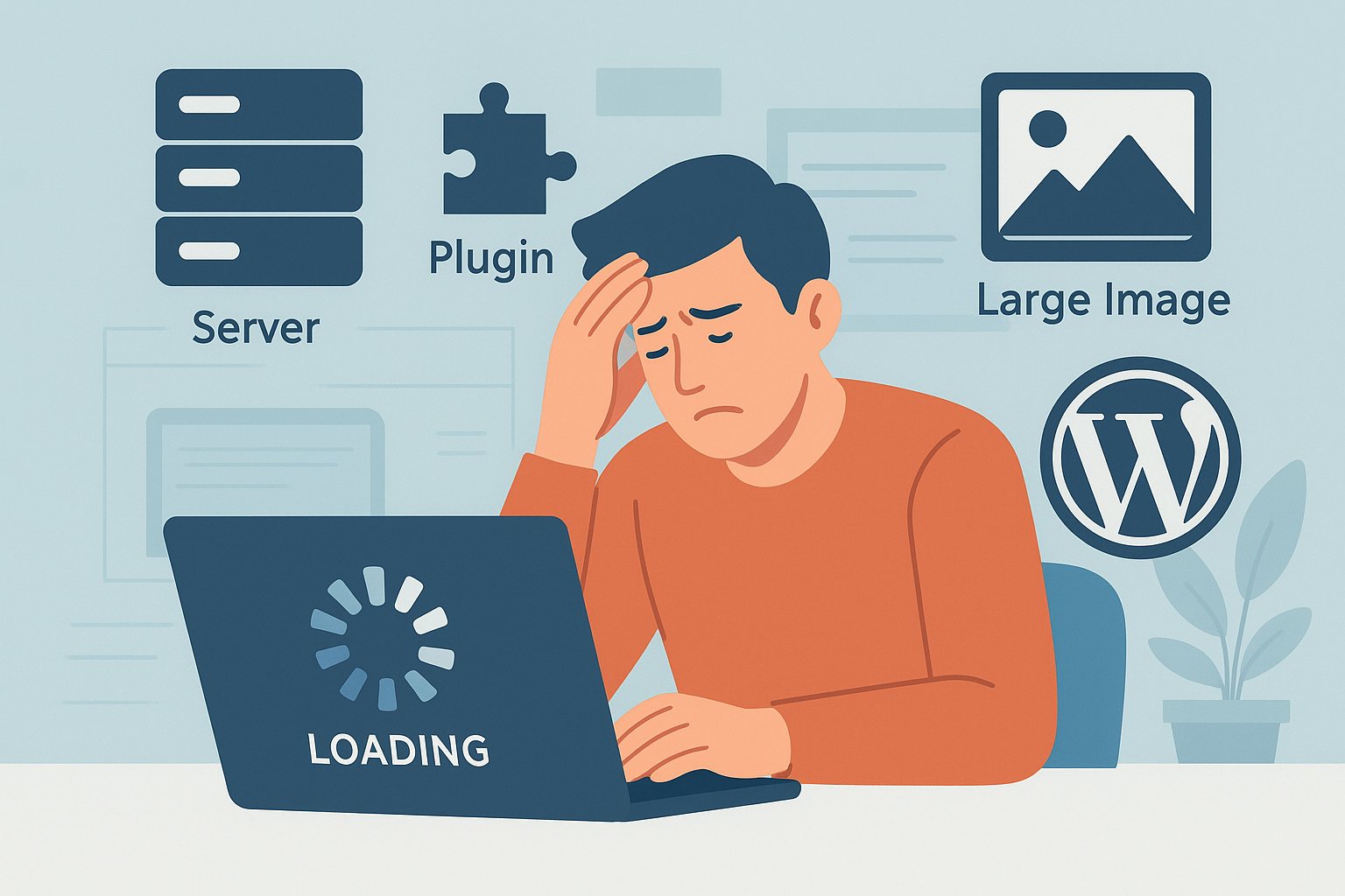 WordPress blijft laden: oorzaak en oplossing
