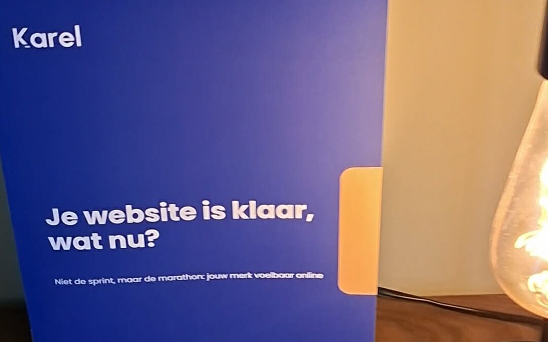 Je website is klaar, wat nu?